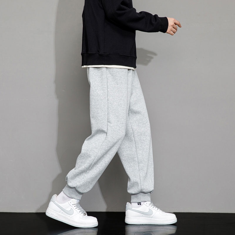 Quần Dài Thể Thao Màu Sắc Đơn Giản Phối Dây Rút Thời Trang Cho Nam