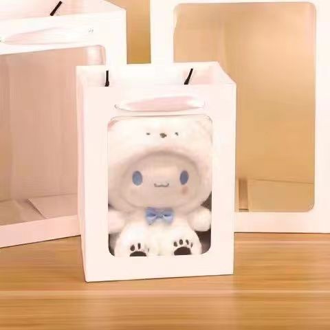 Thú Nhồi Bông Hình Cinnamoroll / Gấu Cinnamon / Thỏ Màu Trắng Dễ Thương Dùng Làm Quà Tặng Cho Bạn Gái Meilodi