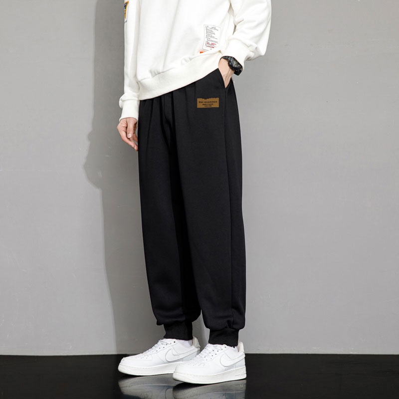 Quần Dài Thể Thao Màu Sắc Đơn Giản Phối Dây Rút Thời Trang Cho Nam