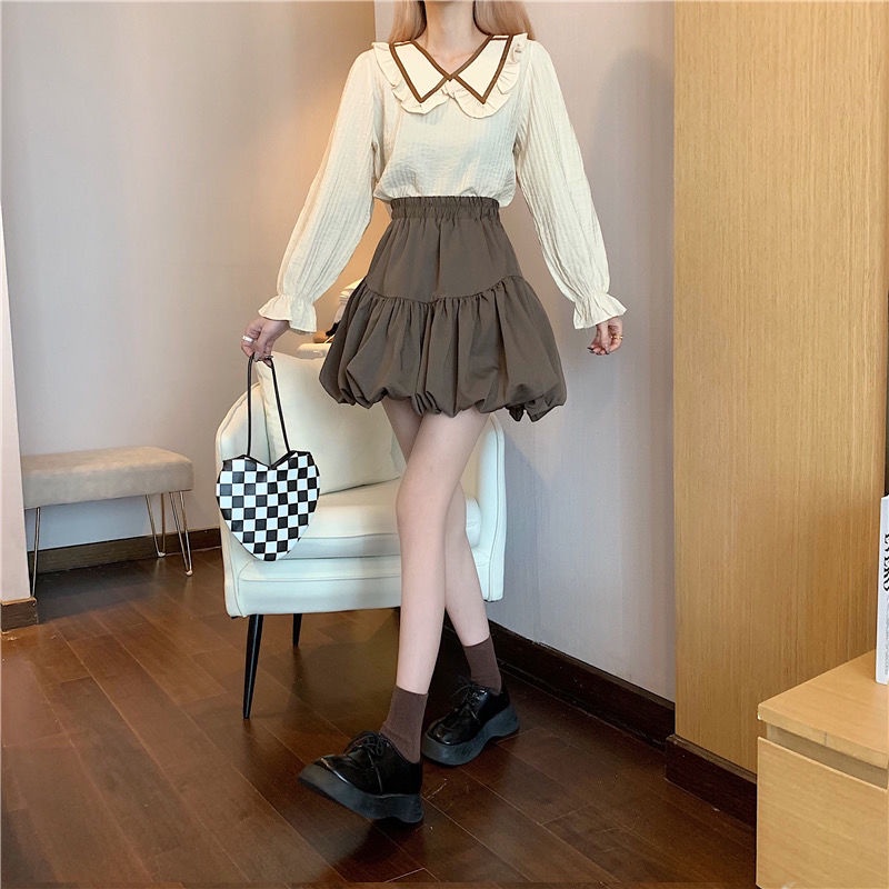 Chân Váy Ngắn Dáng Chữ A Phong Cách Mới Cho Nữ