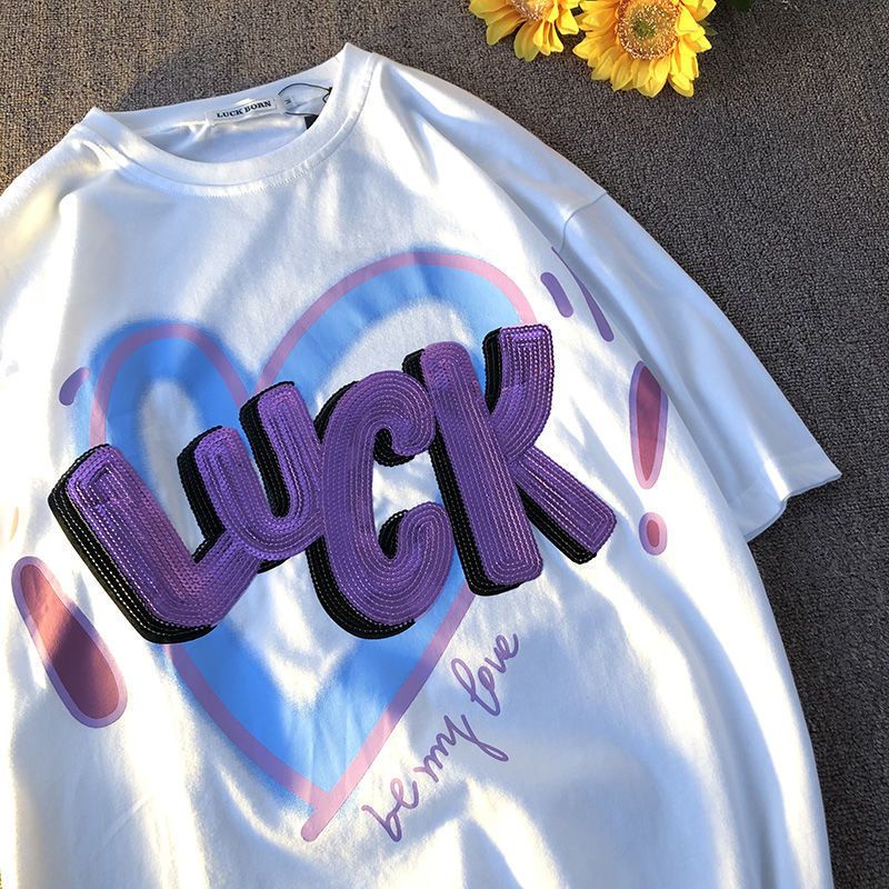 Áo Thun 100% Cotton Tay Ngắn Phong Cách Mới Cho Cặp Đôi