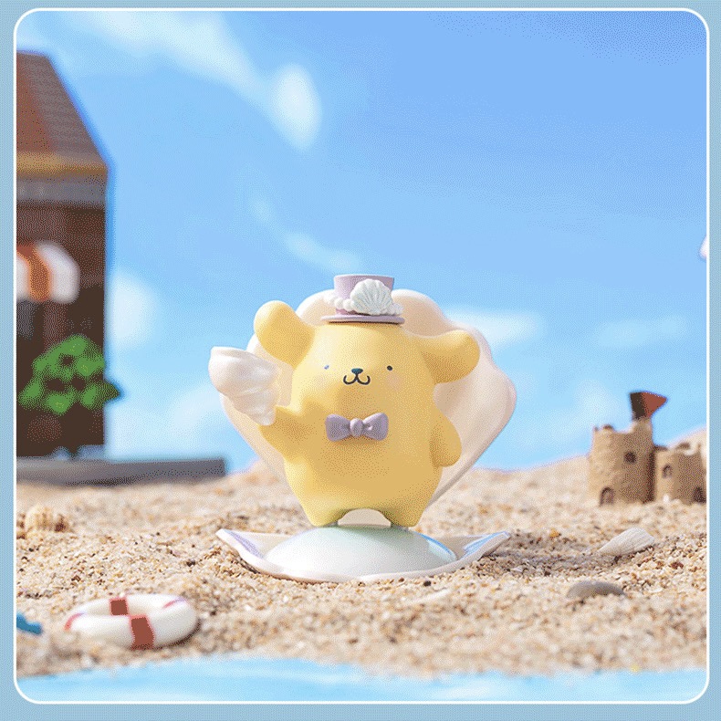 Sanrio Mô Hình Búp Bê Kỳ Nghỉ Biển Xanh Dương Dễ Thương Dùng Làm Quà Tặng Cho Bạn Bè