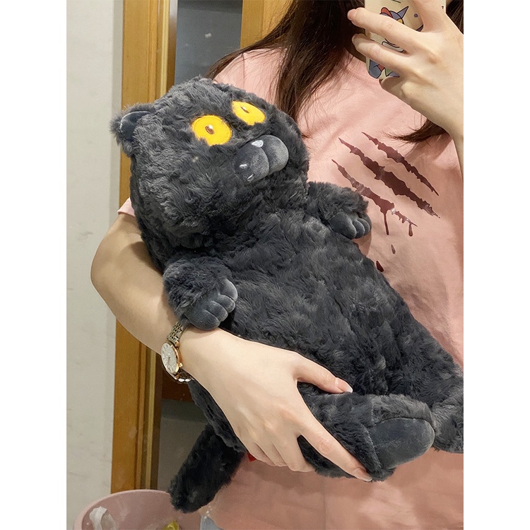 CÓ SẴN40cm Đồ chơi nhồi bông Hình Mèo Hoạt Hình , Mèo Nhồi Bông Mềm Mại Vui Nhộn Cho Bé