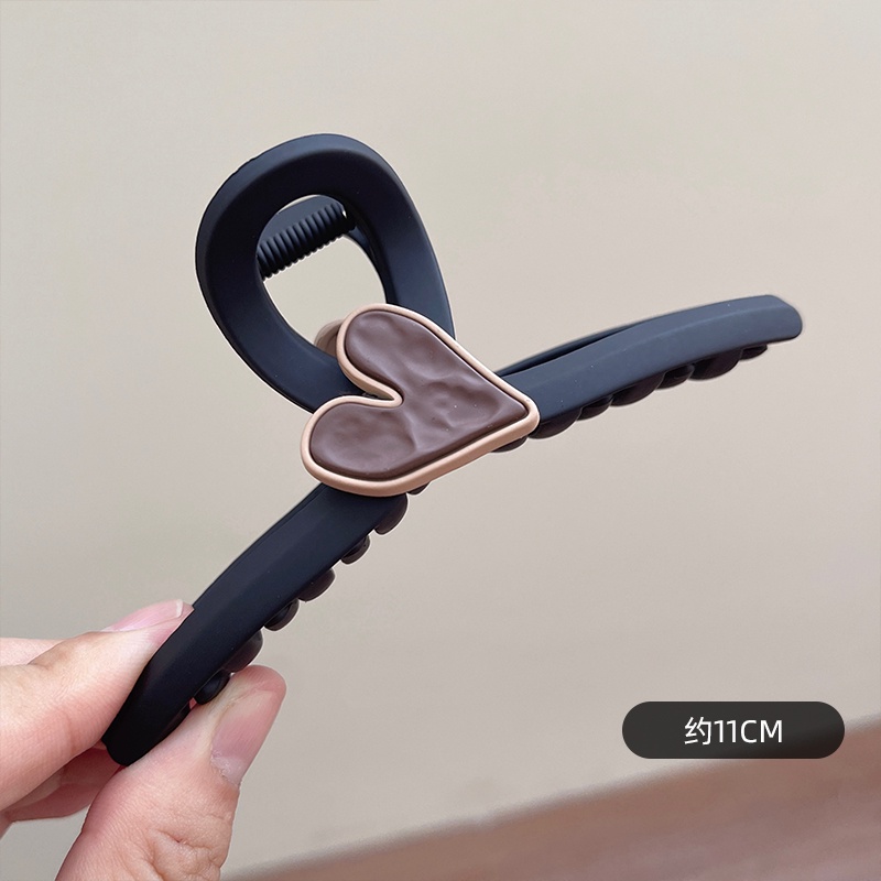 Kẹp Tóc Màu Nhám Hình Trái Tim Đơn Giản Và Cao Cấp Dòng Mori Cổ Tích Đẹp Mắt Cho Nữ