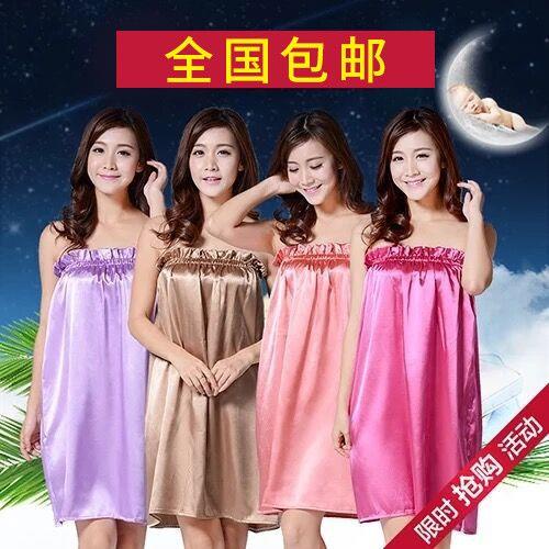 Áo Choàng Tắm Dạng Váy Quấn Ngực Thấm Hút Mồ Hôi Tốt Thích Hợp Cho Khách Sạn Làm Đẹp Mùa Xuân Hè