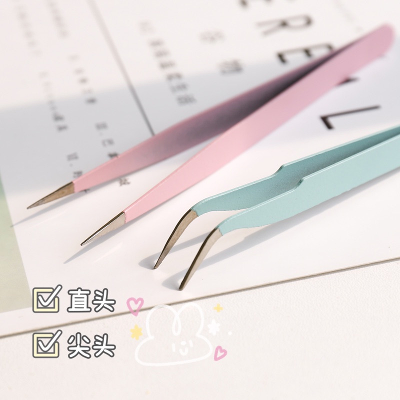 Nhíp gắp sticker cute màu pastel xinh xắn dụng cụ hỗ trợ trang trí hình dán trên sổ tay, abum