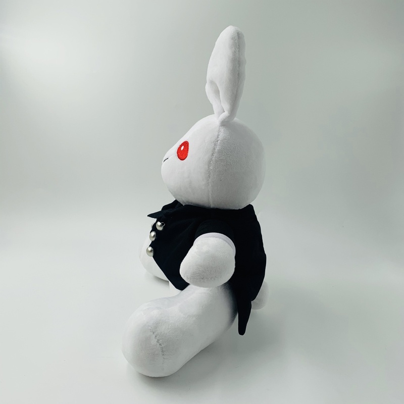 Thú Nhồi Bông Hình Thỏ Sebastian Michaelis Ciel Phantomhive Màu Đen 30cm