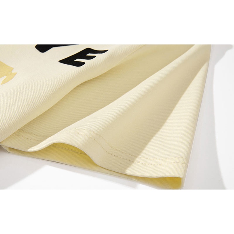 Áo Thun Tay Ngắn Cổ Tròn Dáng Rộng In Họa Tiết Graffiti Thời Trang Mùa Hè Cho Nam