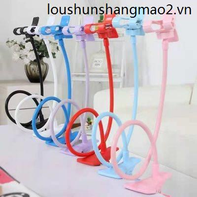 360°Giá Đỡ Điện Thoại Bằng Kim Loại Xoay Được Để Bàn Xem TV Live Watching