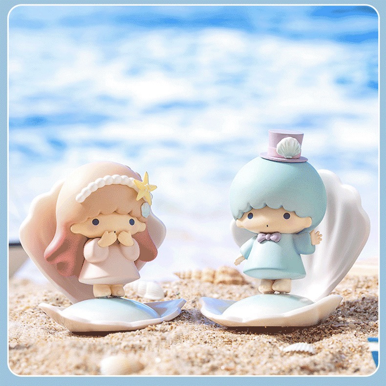 Sanrio Mô Hình Búp Bê Kỳ Nghỉ Biển Xanh Dương Dễ Thương Dùng Làm Quà Tặng Cho Bạn Bè