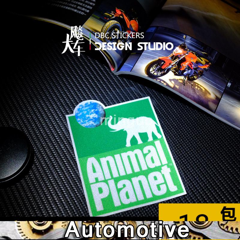 Discovery Discovery Channel Animal Planet Audiovisual Tour SUV Off-Road Vehicle Sticker Decal phản q