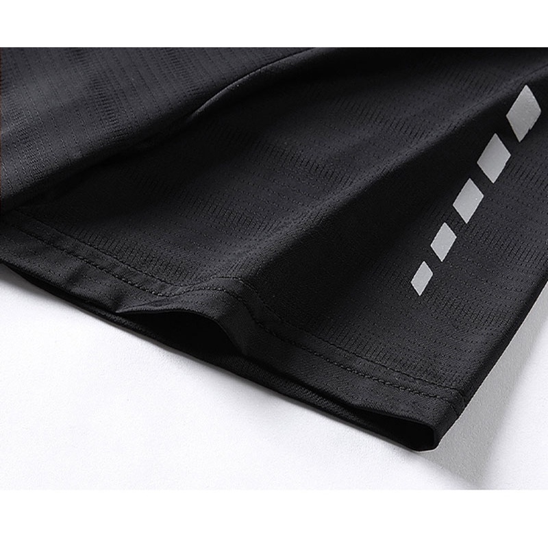 Áo Thun Tay Ngắn Cổ Tròn Dáng Rộng Thoáng Khí Nhanh Khô Thời Trang Mùa Hè Cho Nam