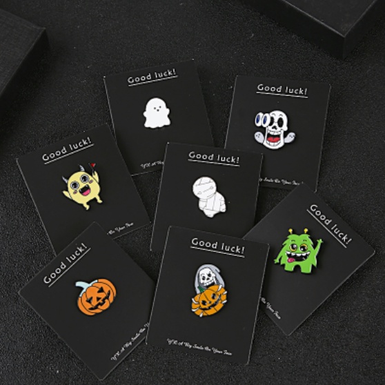 50 Ghim Cài Áo Kim Loại Họa Tiết Hoạt Hình Dễ Phối Đồ