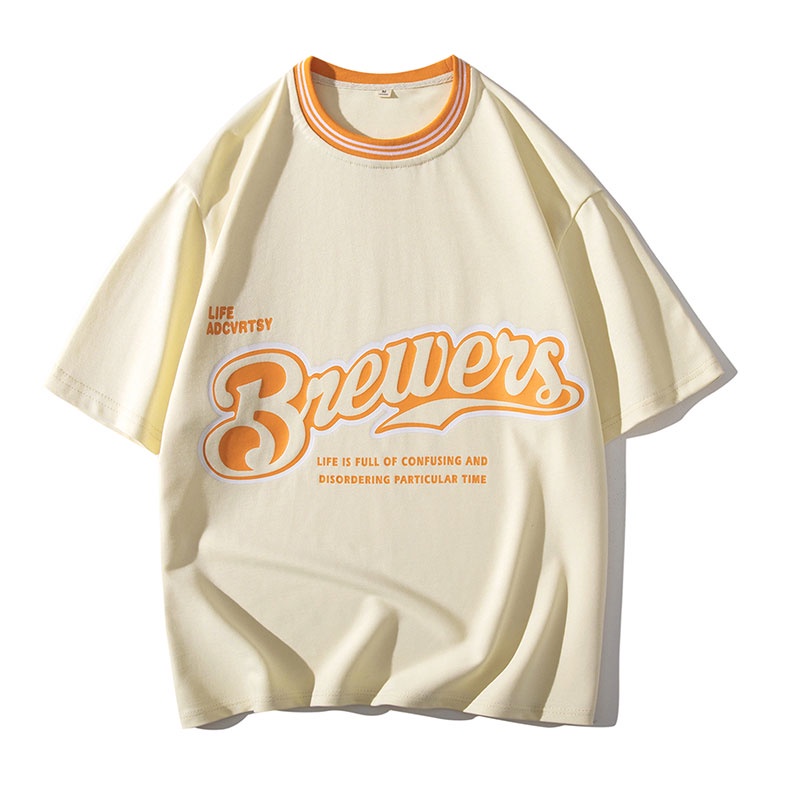 Áo Thun Tay Ngắn Cổ Tròn In Họa Tiết Thời Trang Trẻ Trung Cho Nam