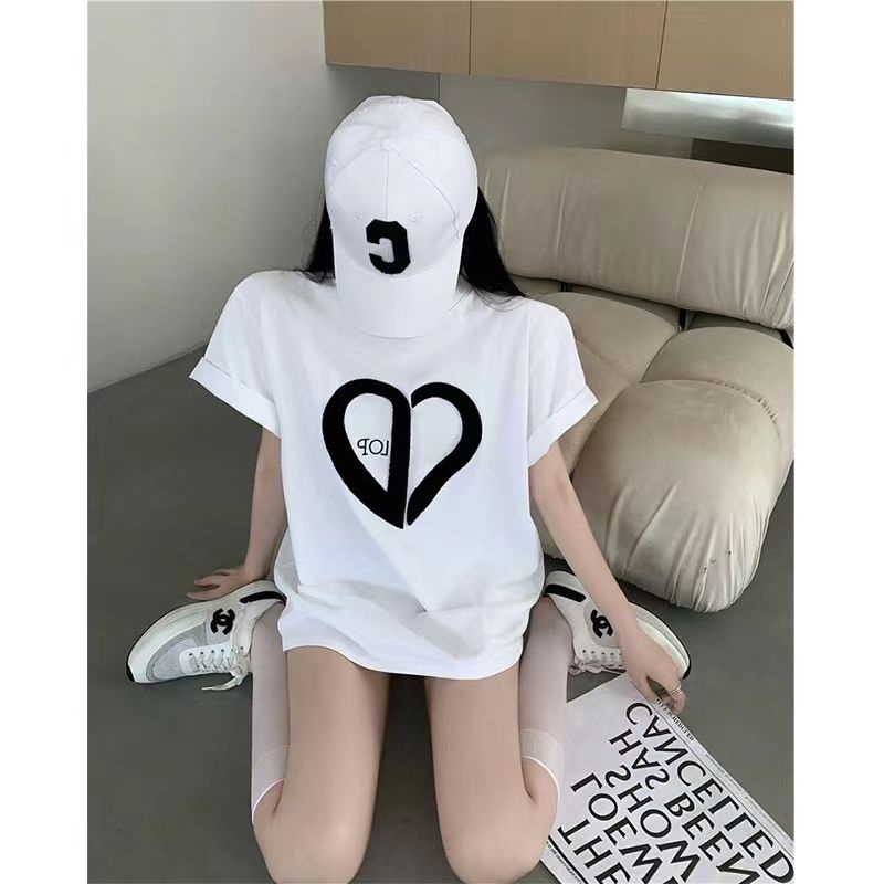 Áo Thun Tay Ngắn Dáng Rộng Plus Size