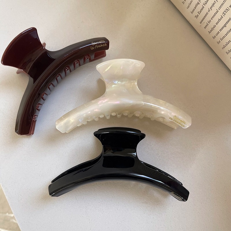 Kẹp Tóc Cong In Họa Tiết Da Báo Phong Cách retro Pháp Cao Cấp Dành Cho Nữ