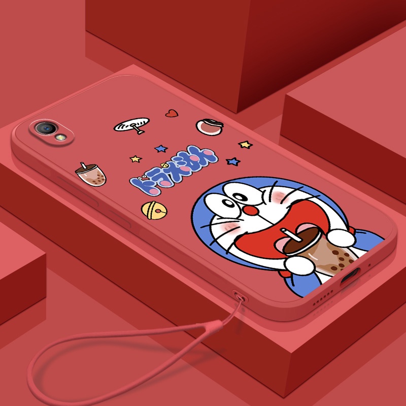 Ốp Điện Thoại Tpu Hình Doraemon Trà Sữa Cho Oppo A37 Oppo A57 2016 / A39 Oppo A57 2022 Oppo A59 Oppo A31 2020 Oppo A55 4G