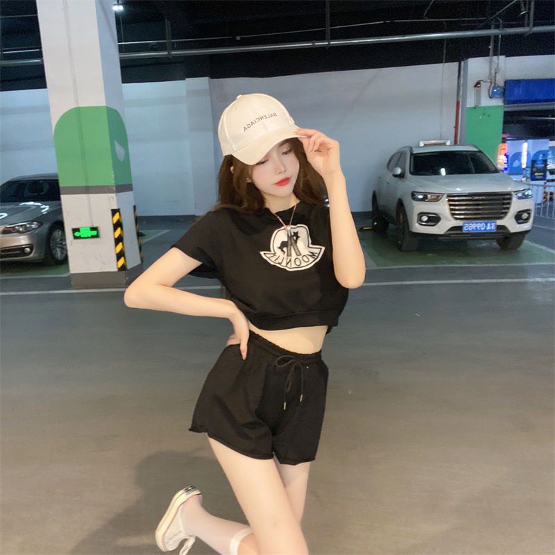 Jiashucheng Bộ Đồ Thể Thao Hai Mảnh Thời Trang Hàn Quốc Cho Nữ