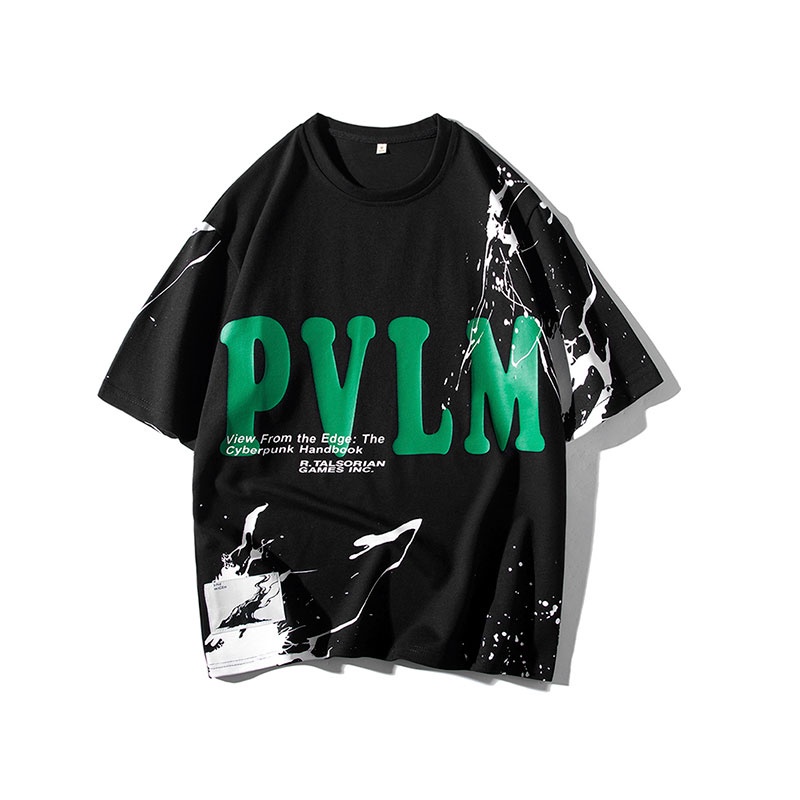 Áo Thun Tay Ngắn Dáng Rộng In Họa Tiết Đơn Giản Thời Trang Mùa Hè Cho Nam