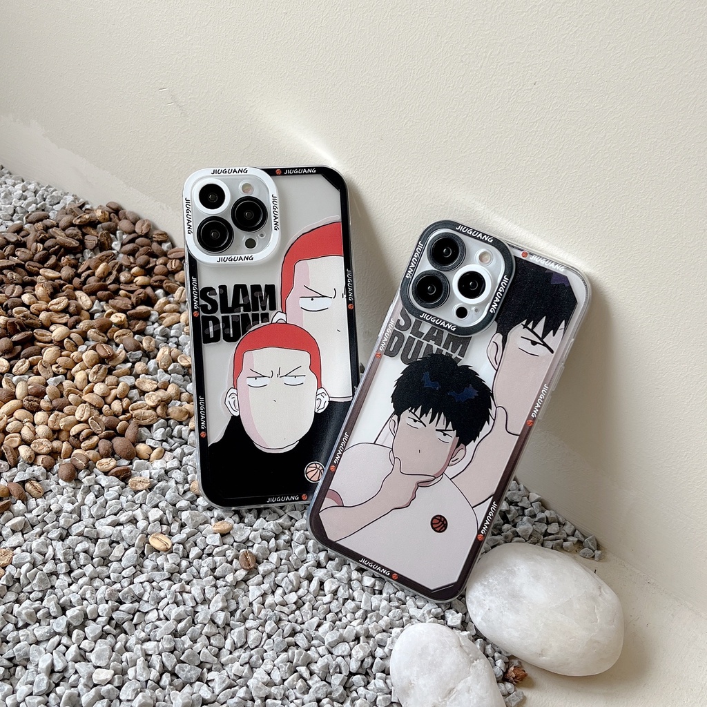 Ốp Điện Thoại TPU Silicon Mềm Trong Suốt Chống Sốc In Hình Nhân Vật Hanamichi Sakuragi Cho iPhone 14 13 12 11 PRO XS XR Max 7 8 Plus