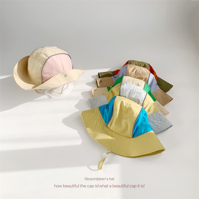 Mũ Vành Rộng Chống Nắng Phong Cách Hàn Quốc Thời Trang Mùa Hè Hàng Mới Dành Cho Trẻ Em