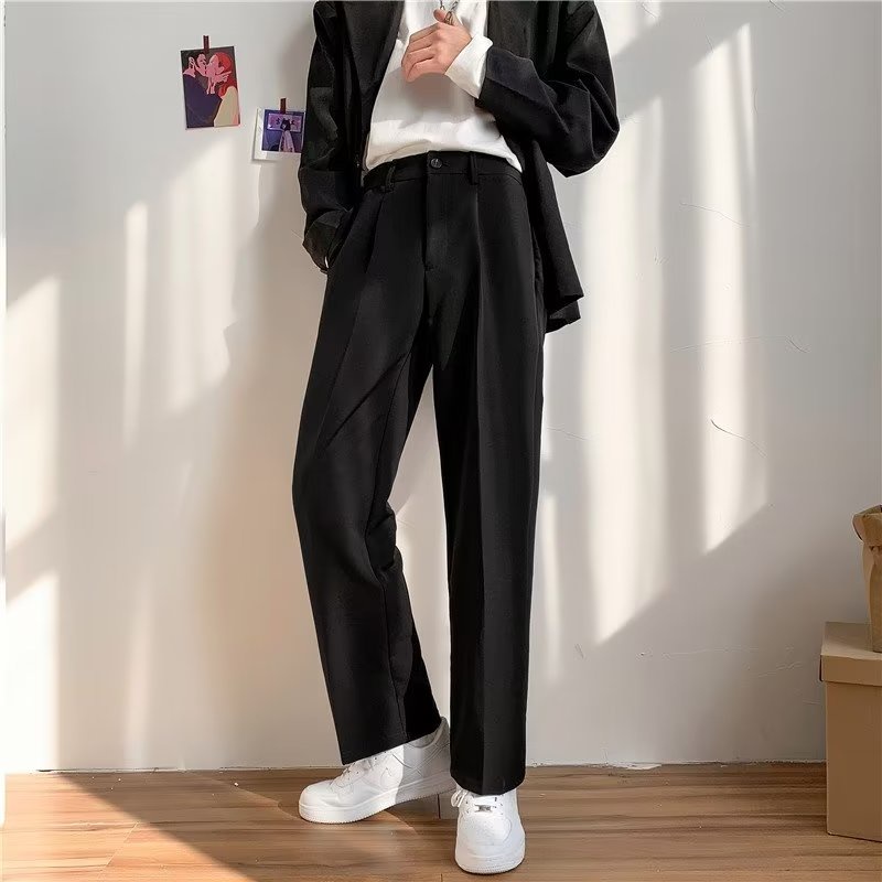 Quần Dài Dáng Rộng Phong Cách Thời Trang Hàn Quốc Cho Nam Giới Có Size 27-38