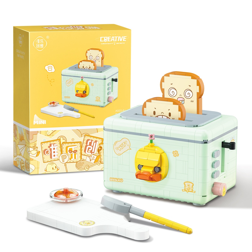 Lego máy nướng bánh mì gối/Cake maker lego