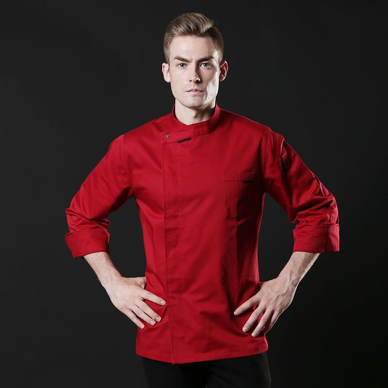 Áo Đồng Phục Đầu Bếp Tay Dài Chất Liệu Cotton 2.25