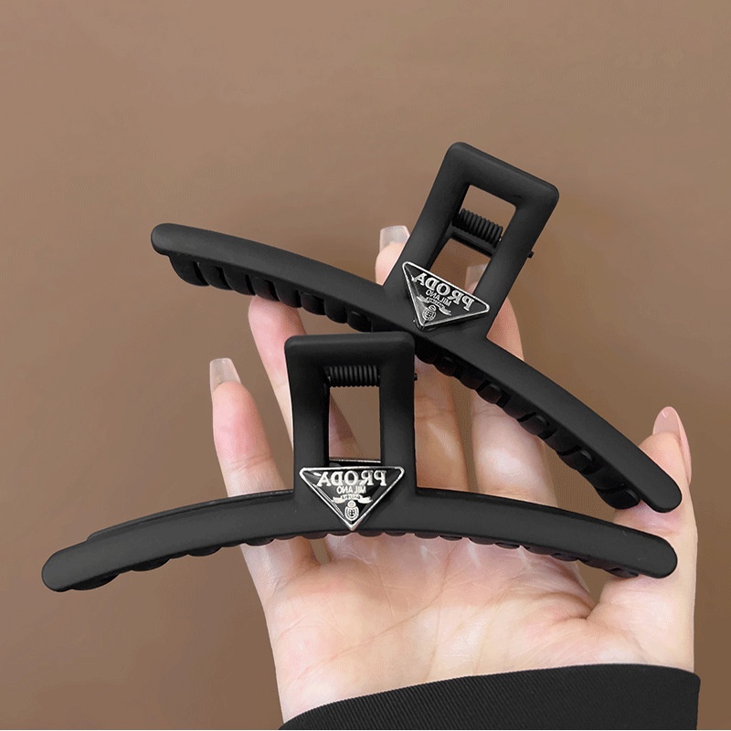 Kẹp Tóc Mặt Cười Nhám Phong Cách retro Đơn Giản Cao Cấp Cho Nữ