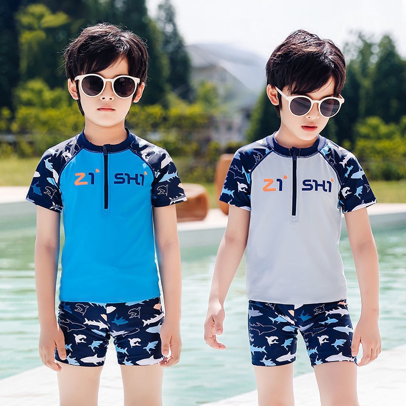 Bộ Đồ Bơi Thiết Kế Cỡ Lớn / Vừa Thời Trang Cao Cấp Dành Cho Bé 4-15 Tuổi
