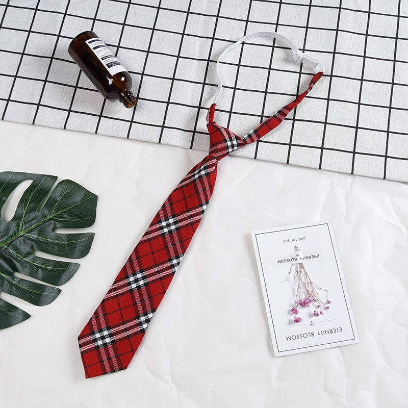 Cà Vạt Sọc Đen Phong Cách Nhật Bản Dành Cho Nữ