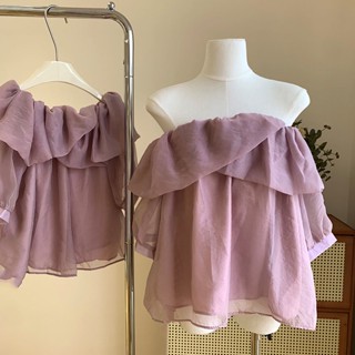 Áo Sơ Mi Hở Vai Dáng Ôm Thời Trang Mùa Hè 2023 Dành Cho Nữ