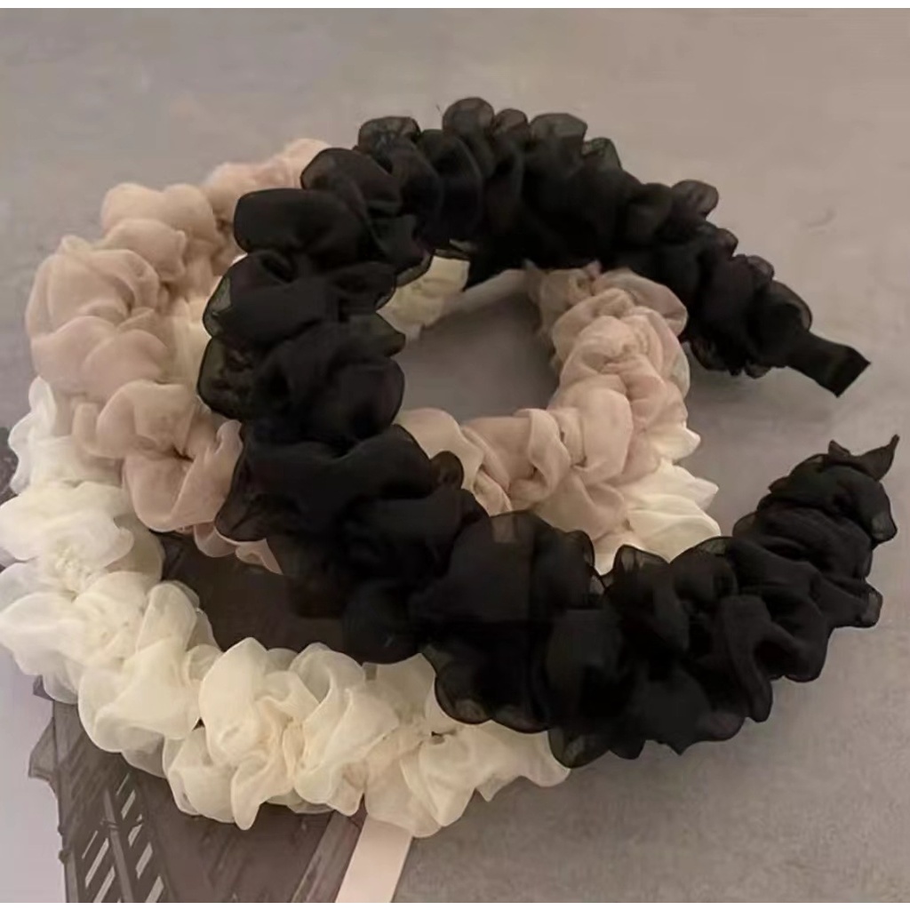 Băng Đô Vải Gạc Thời Trang Hàn Quốc Ngọt Ngào Dễ Phối Đồ Cho Nữ