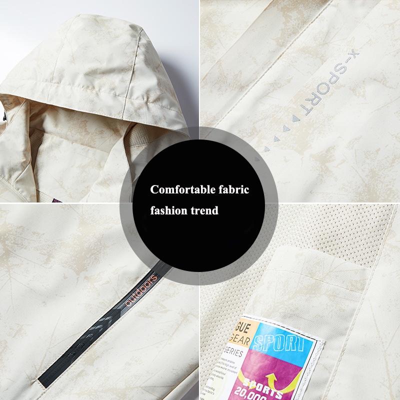 Áo Khoác Chống Gió Chống Nước Plus Size L-8XL