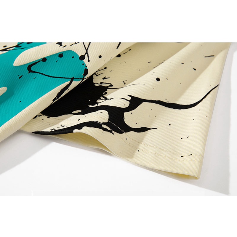 Áo Thun Tay Ngắn Dáng Rộng In Họa Tiết Đơn Giản Thời Trang Mùa Hè Cho Nam