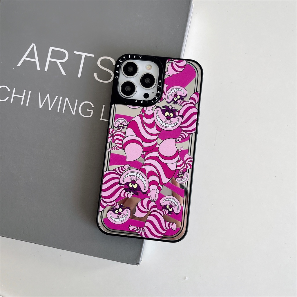 Ốp Điện Thoại Mặt Gương Hình Mèo / Thỏ Cho iphone 15 14 11 12 13 pro max