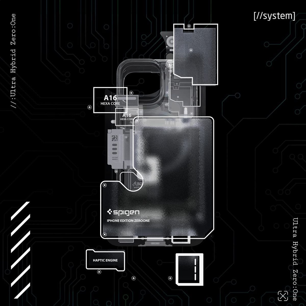 Ốp Điện Thoại Siêu Mỏng Họa Tiết Hoạt Hình SPIGEN Zero One Dành Cho iPhone 14 Pro max 14 13 Pro max