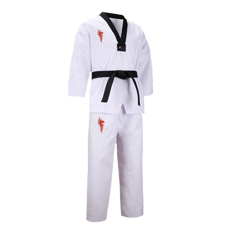 Đồng Phục Tập Võ Taekwondo Chuyên Nghiệp Màu Đen Phong Cách Trung Hoa