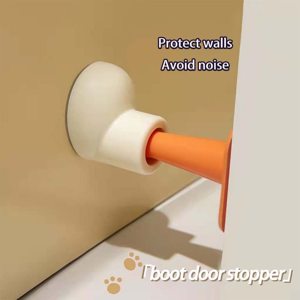 Dụng Cụ Chặn Cửa Nhà Tắm / Vệ Sinh Bằng Silicone Chống Va Chạm Kiểu Dáng Mới