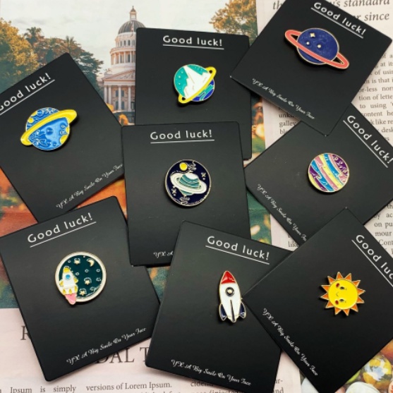 50 Ghim Cài Áo Kim Loại Họa Tiết Hoạt Hình Dễ Phối Đồ