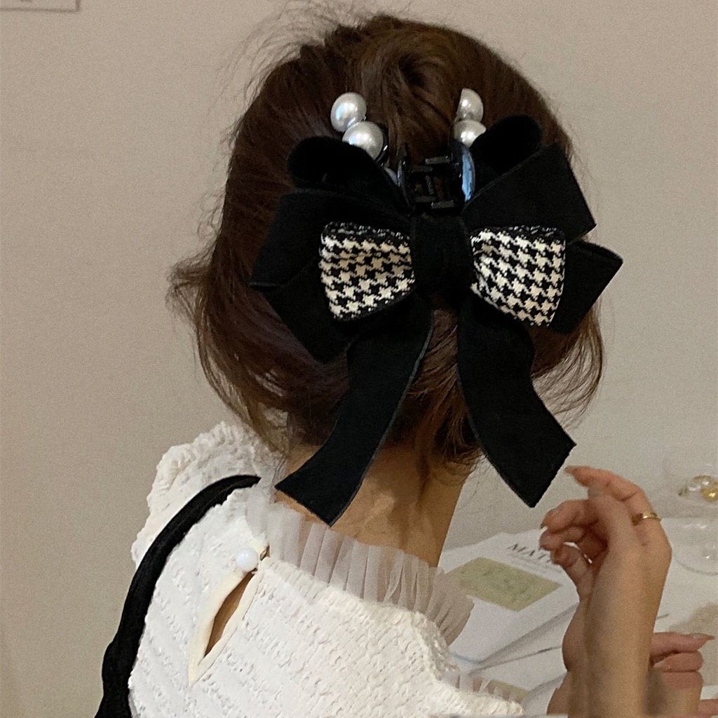 Kẹp Tóc Hình Nơ Lớn Phong Cách Hàn Quốc 2023 Mới Chất Lượng Cao