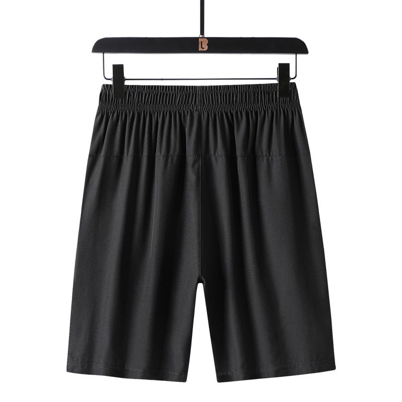 Quần Short Dáng Rộng Chất Liệu Lụa Lạnh Thời Trang Mùa Hè Cho Nam Giới