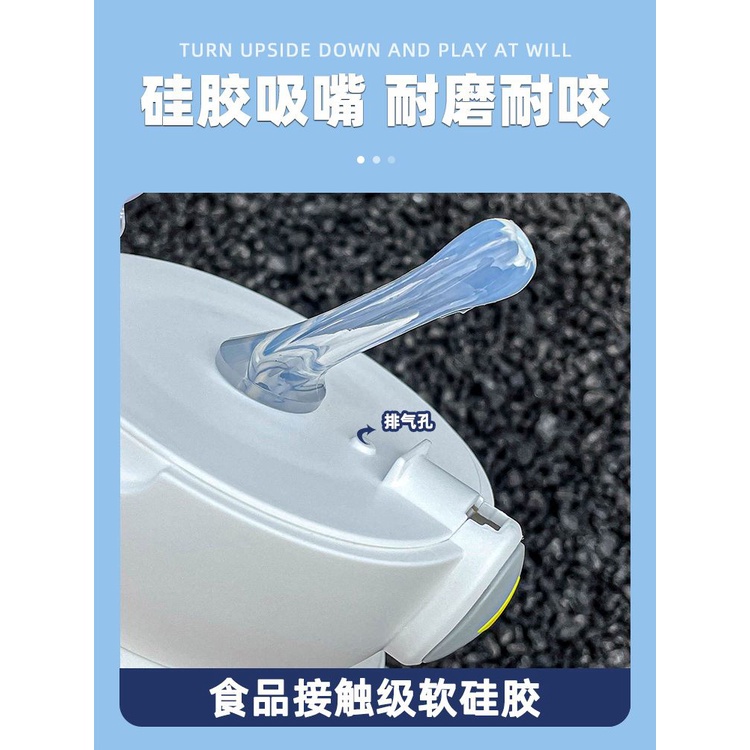 Cốc Uống Nước Hình Thỏ Dễ Thương Sức Chứa Lớn Có Ống Hút Thời Trang Cho Học Sinh