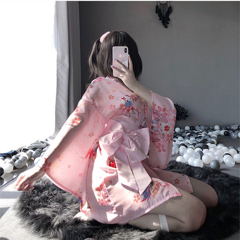 Trang Phục Kimono Cách Tân Hóa Trang Nhân Vật Yukata Phong Cách Truyền Thống Nhật Bản