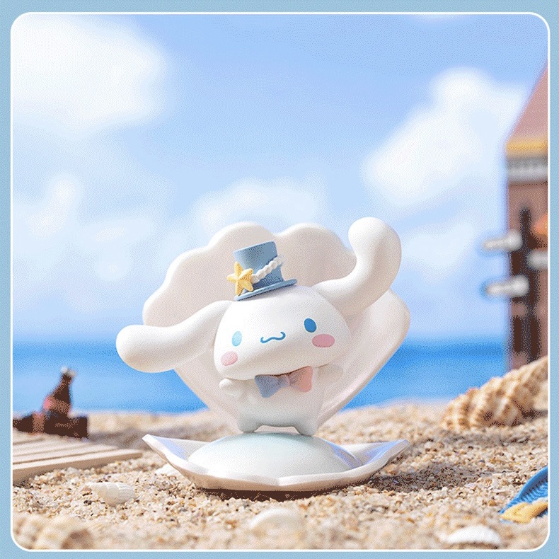 Sanrio Mô Hình Búp Bê Kỳ Nghỉ Biển Xanh Dương Dễ Thương Dùng Làm Quà Tặng Cho Bạn Bè