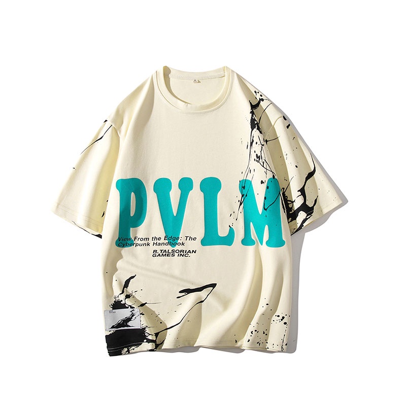 Áo Thun Tay Ngắn Dáng Rộng In Họa Tiết Đơn Giản Thời Trang Mùa Hè Cho Nam