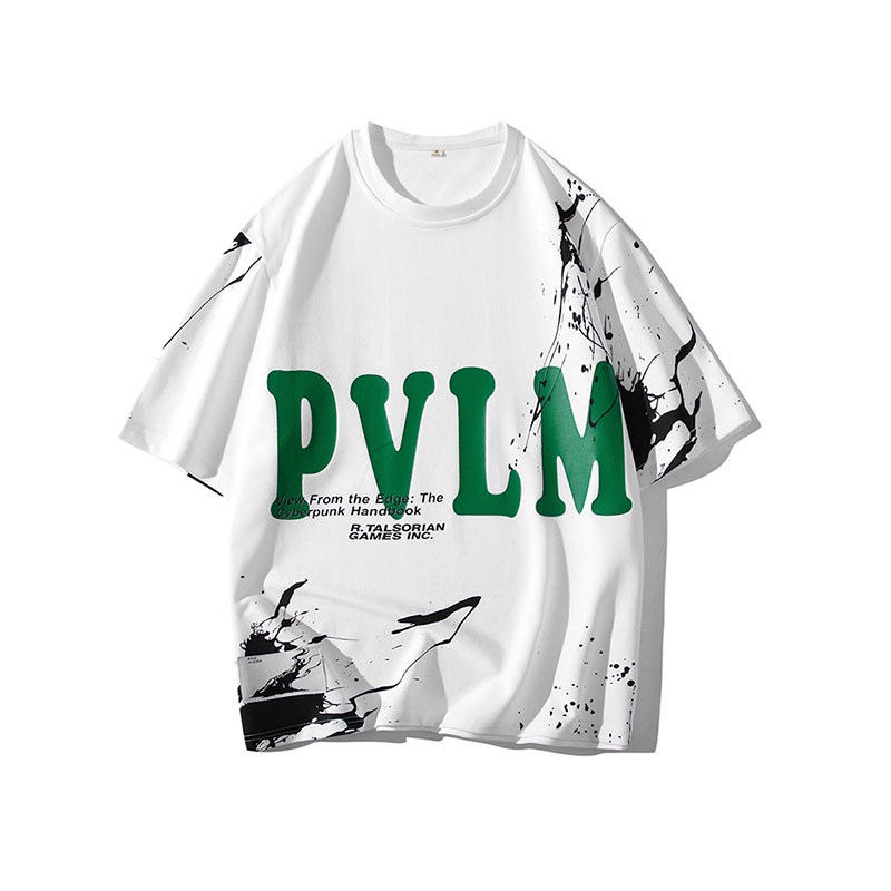 Áo Thun Tay Ngắn Dáng Rộng In Họa Tiết Đơn Giản Thời Trang Mùa Hè Cho Nam