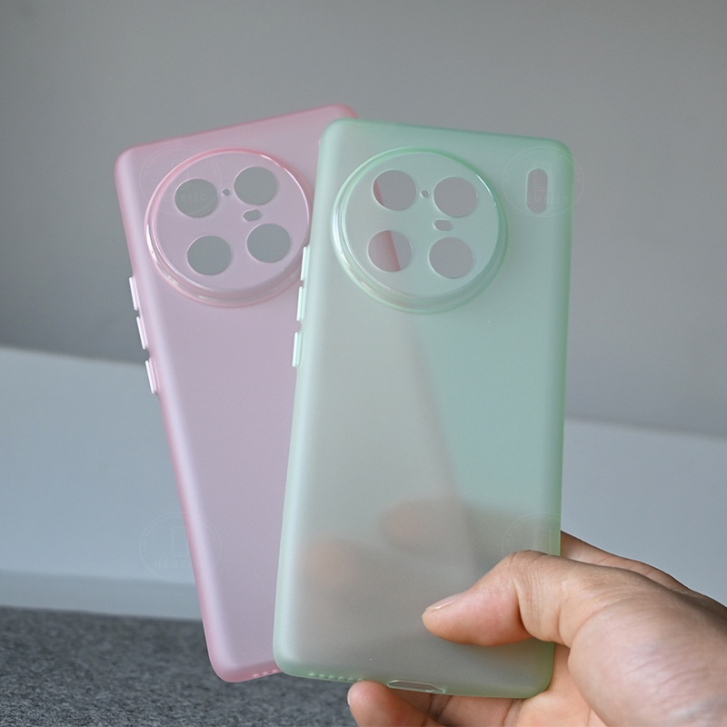 Ốp Điện Thoại Dẻo Trong Mờ Siêu Mỏng Thời Trang Cho Vivo X90 X90Pro Pro Plus