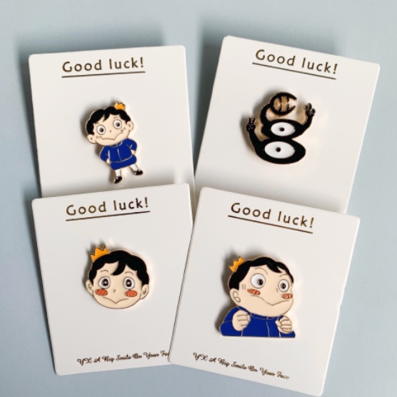 50 Ghim Cài Áo Kim Loại Họa Tiết Hoạt Hình Dễ Phối Đồ