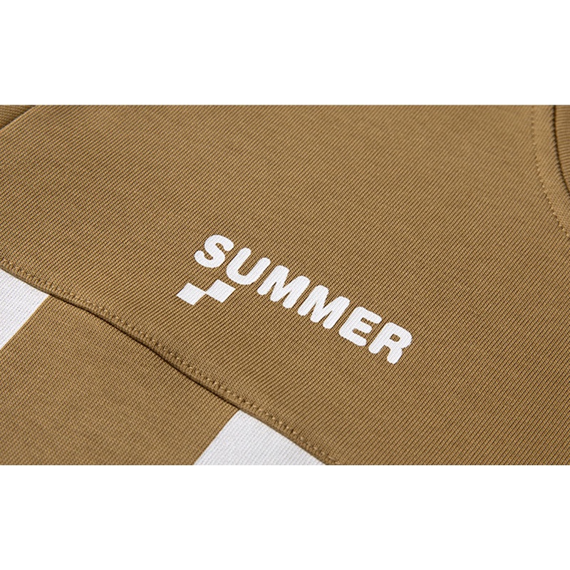 Áo Thun Tay Lỡ Dáng Rộng In Họa Tiết Nhanh Khô Thời Trang Mùa Hè Cho Nam